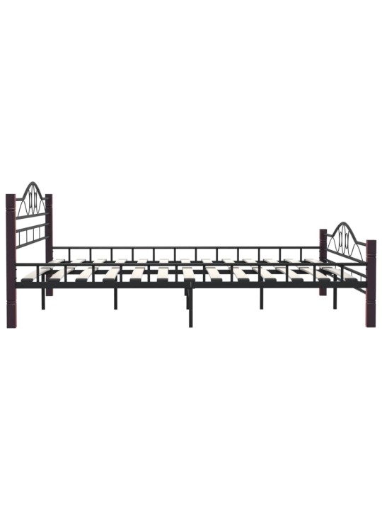 Lovos rėmas, juodos spalvos, 200x200cm, metalas