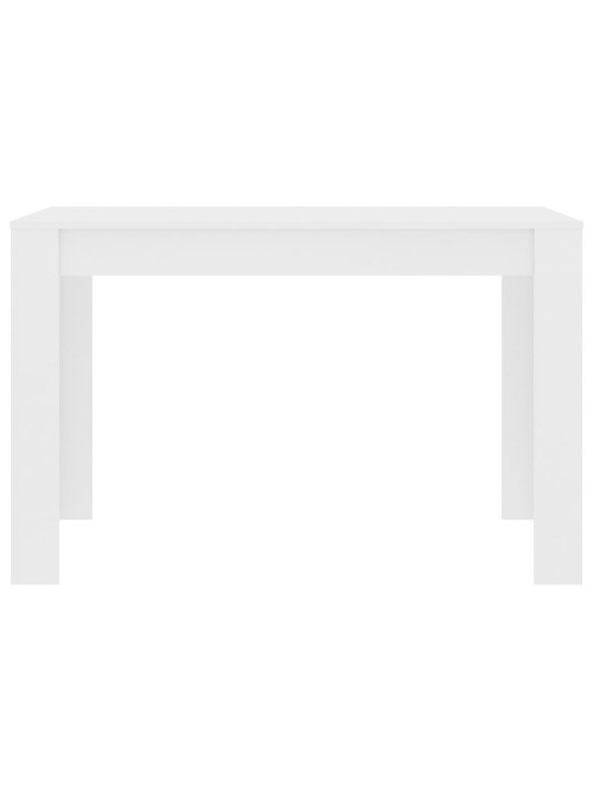 Valgomojo stalas, baltos spalvos, 120x60x76cm, MDP