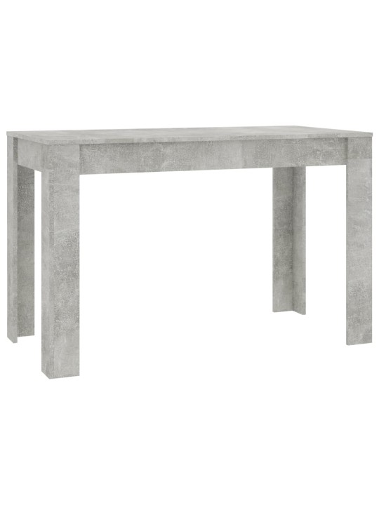 Valgomojo stalas, betono pilkos spalvos, 120x60x76cm, MDP
