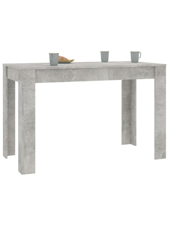 Valgomojo stalas, betono pilkos spalvos, 120x60x76cm, MDP