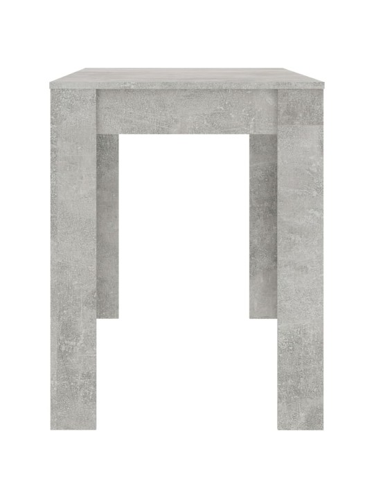 Valgomojo stalas, betono pilkos spalvos, 120x60x76cm, MDP