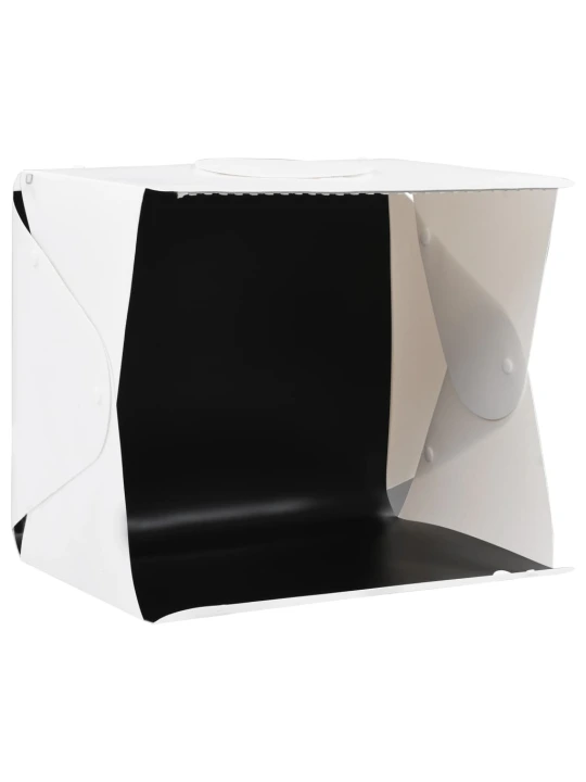 Sulankstoma studijos LED šviesdėžė, balta,40x34x37cm, plastikas