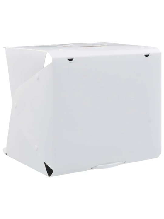 Sulankstoma studijos LED šviesdėžė, balta,40x34x37cm, plastikas