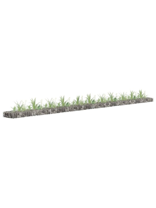 Gabiono lovelis, 450x30x10cm, galvanizuotas plienas, aukštas