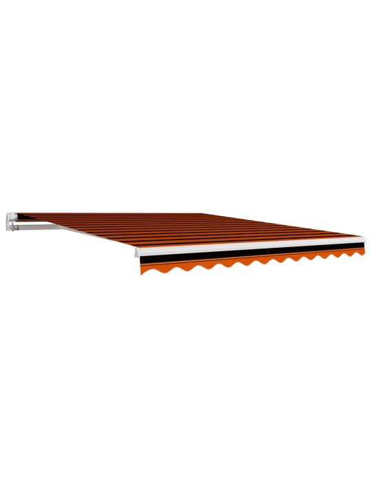 Markizės uždangalas nuo saulės, oranžinis ir rudas, 300x250cm