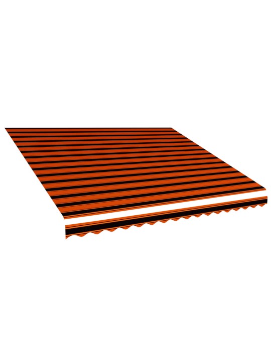 Markizės uždangalas nuo saulės, oranžinis ir rudas, 400x300cm