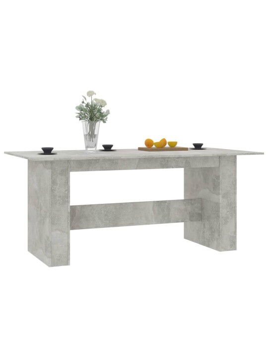 Valgomojo stalas, betono pilkos spalvos, 180x90x76cm, MDP