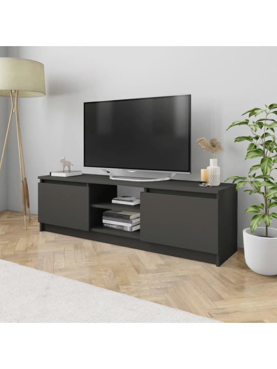 Televizoriaus spintelė, pilka, 120x30x35,5cm, MDP