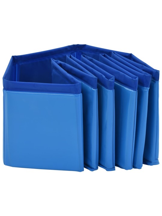 Sulankstomas baseinas šunims, mėlynos spalvos, 80x20cm, PVC