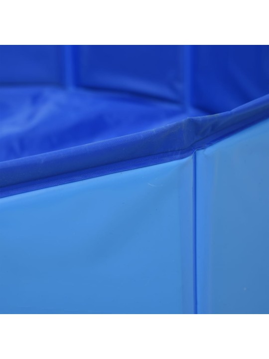 Sulankstomas baseinas šunims, mėlynos spalvos, 80x20cm, PVC