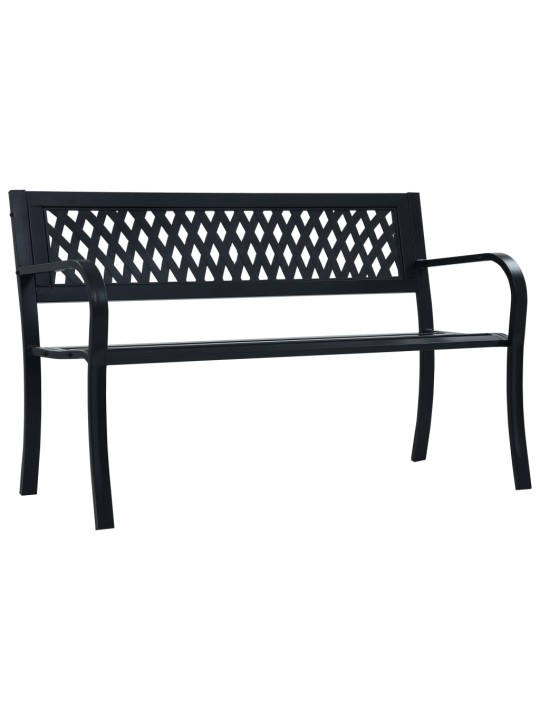 Sodo suoliukas, juodos spalvos, 125cm, plienas