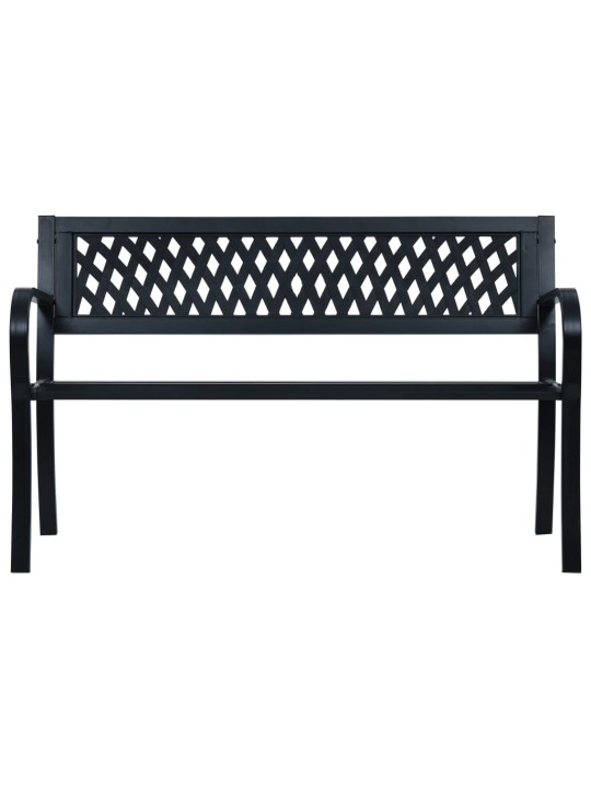 Sodo suoliukas, juodos spalvos, 125cm, plienas
