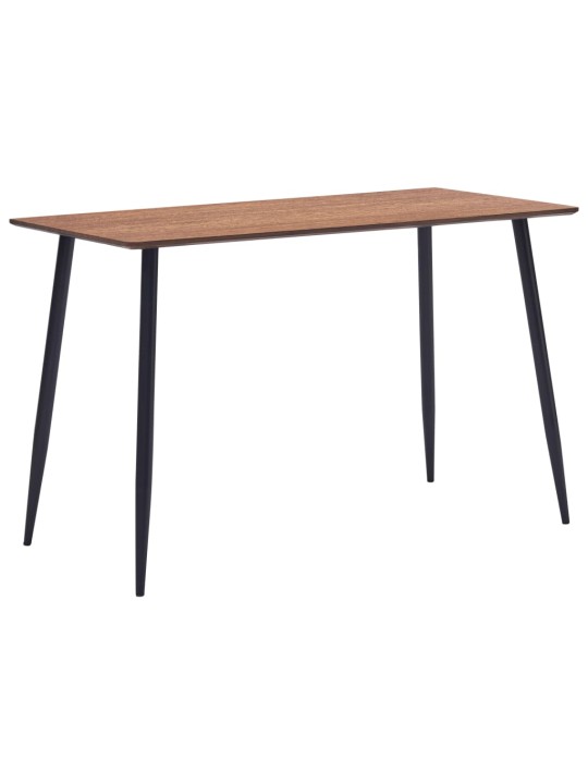 Valgomojo stalas, rudos spalvos, 120x60x75cm, MDF
