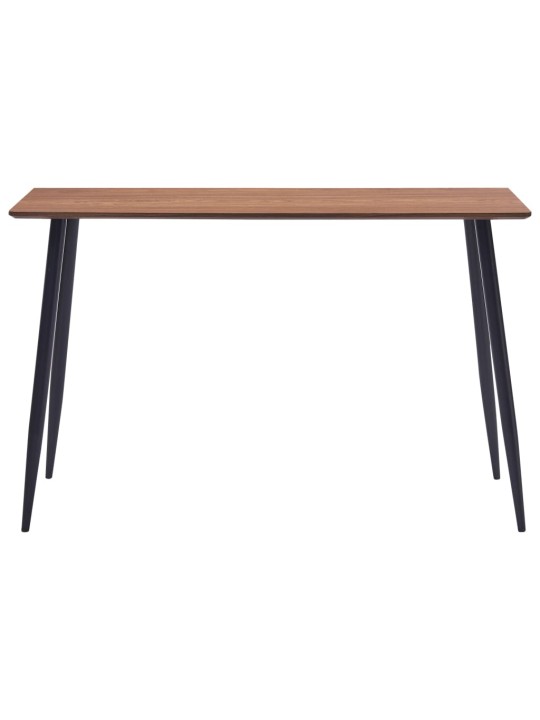Valgomojo stalas, rudos spalvos, 120x60x75cm, MDF