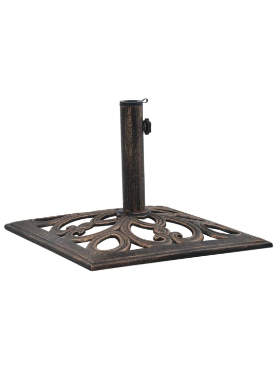 Skėčio pagrindas, bronzinės spalvos, ketus, 12kg, 49cm
