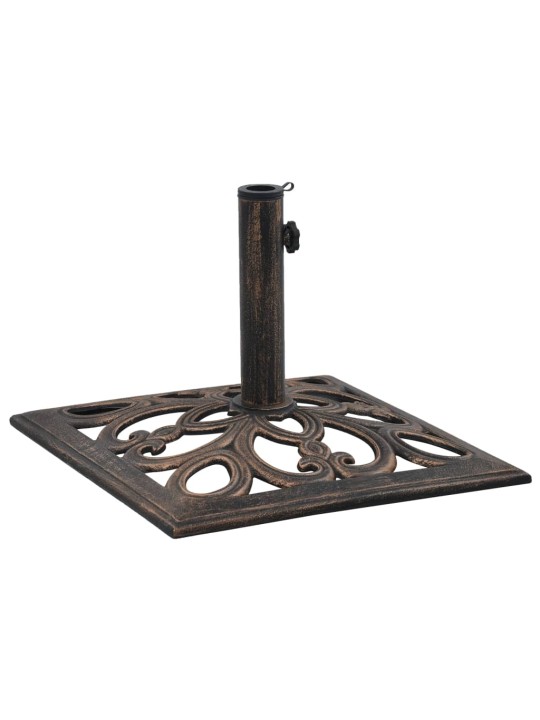 Skėčio pagrindas, bronzinės spalvos, ketus, 12kg, 49cm