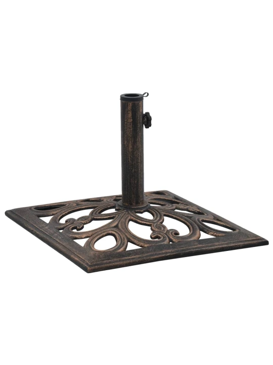 Skėčio pagrindas, bronzinės spalvos, ketus, 12kg, 49cm