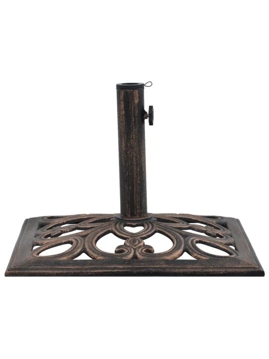 Skėčio pagrindas, bronzinės spalvos, ketus, 12kg, 49cm