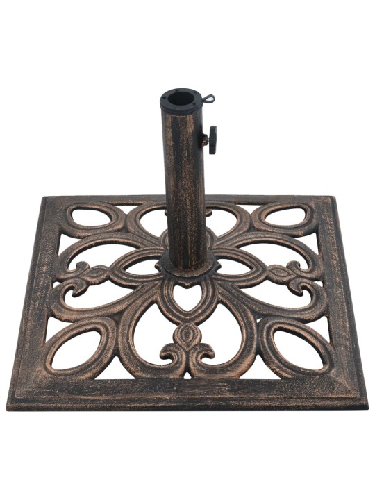 Skėčio pagrindas, bronzinės spalvos, ketus, 12kg, 49cm