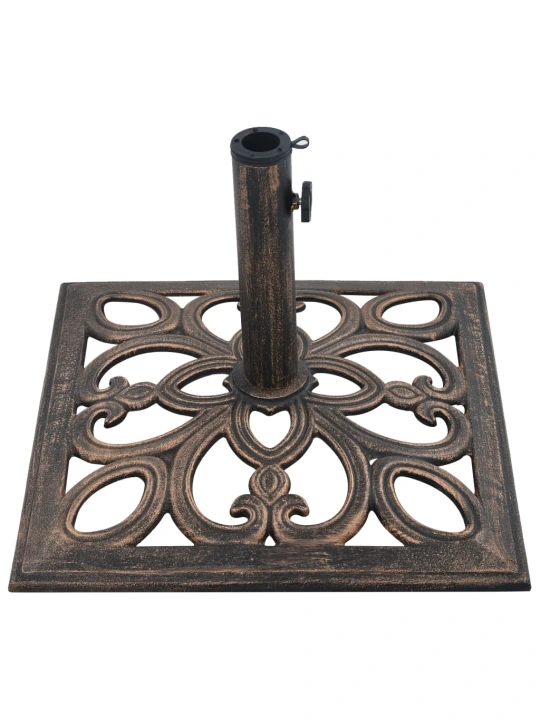 Skėčio pagrindas, bronzinės spalvos, ketus, 12kg, 49cm