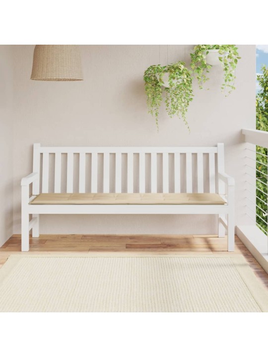 Sodo suoliuko pagalvėlė, smėlio spalvos, 180x50x3cm, audinys