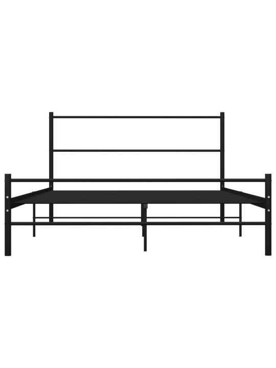 Lovos rėmas, juodos spalvos, 160x200cm, metalas