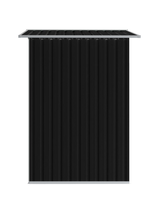 Sodo sandėliukas, antracito spalvos, 204x132x186cm, plienas