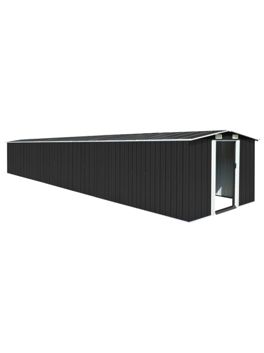 Sodo pašiūrė, antracito, 257x779x181cm, galvanizuotas plienas