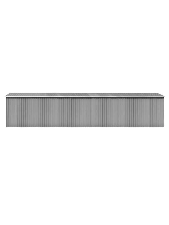 Sodo pašiūrė, pilka, 257x990x181cm, galvanizuotas plienas