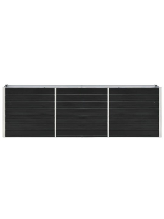 Lovelis, antracito, 240x40x77cm, galvanizuotas plienas, aukštas