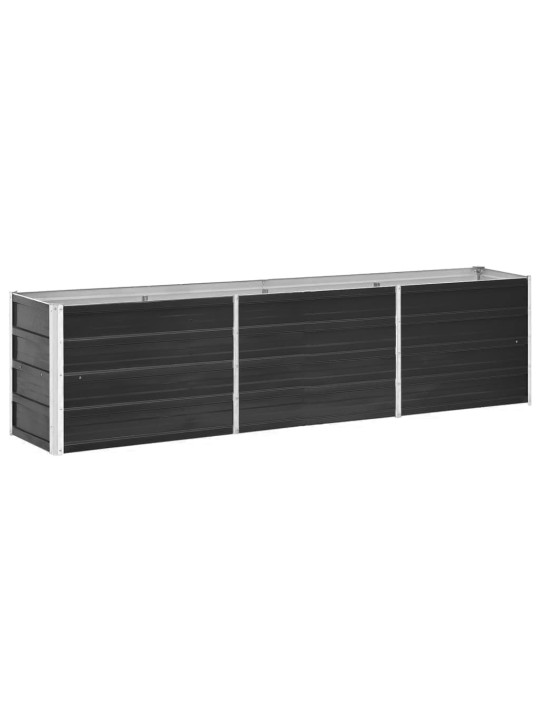 Lovelis, antracito, 240x40x45cm, galvanizuotas plienas, aukštas