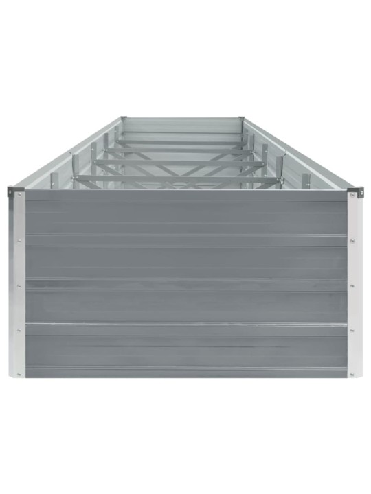 Lovelis, pilkas, 480x80x45cm, galvanizuotas plienas, aukštas