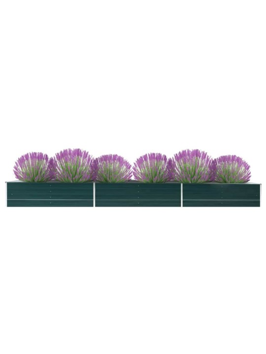 Lovelis, žalias, 480x80x45cm, galvanizuotas plienas, aukštas
