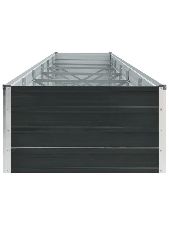 Lovelis, antracito, 480x80x45cm, galvanizuotas plienas, aukštas
