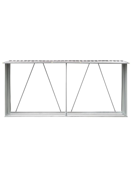 Sodo malkinė, ruda, 330x84x152cm, galvanizuotas plienas