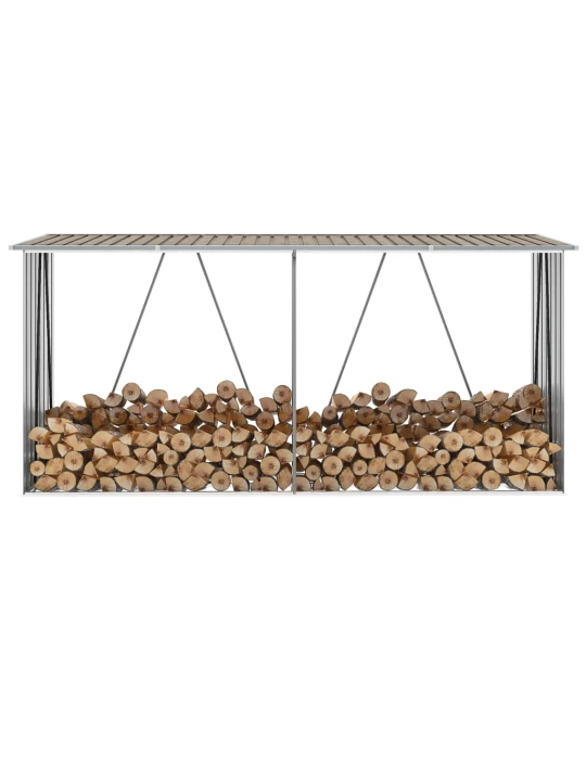 Sodo malkinė, ruda, 330x84x152cm, galvanizuotas plienas