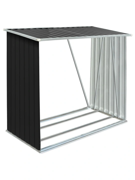 Sodo malkinė, antracito, 163x83x154cm, galvanizuotas plienas