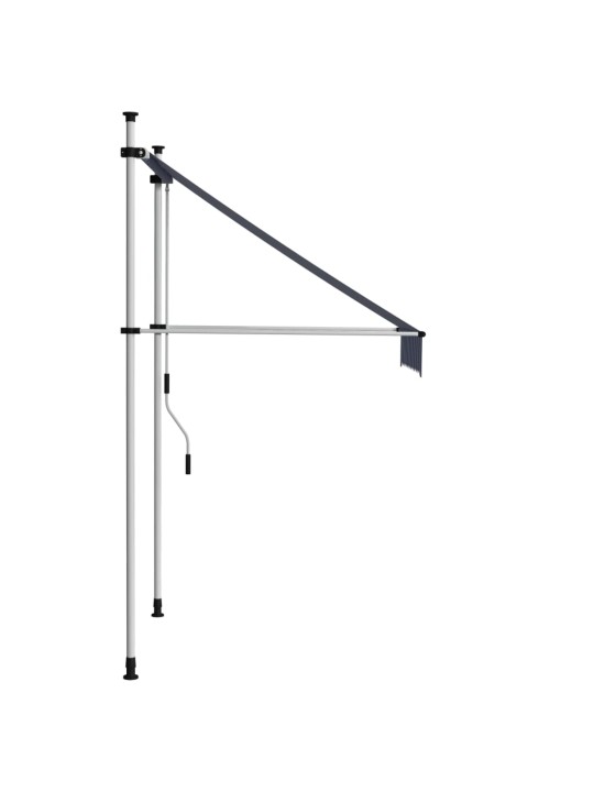 Rankiniu būdu ištraukiama markizė, mėlyni/balti dryžiai, 100cm