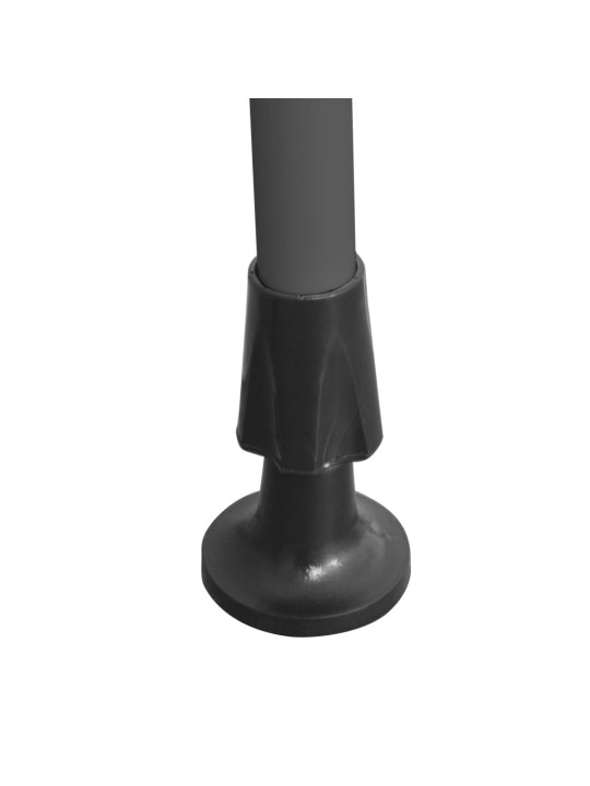 Rankinė ištraukiama markizė su LED, mėlyna ir balta, 100cm