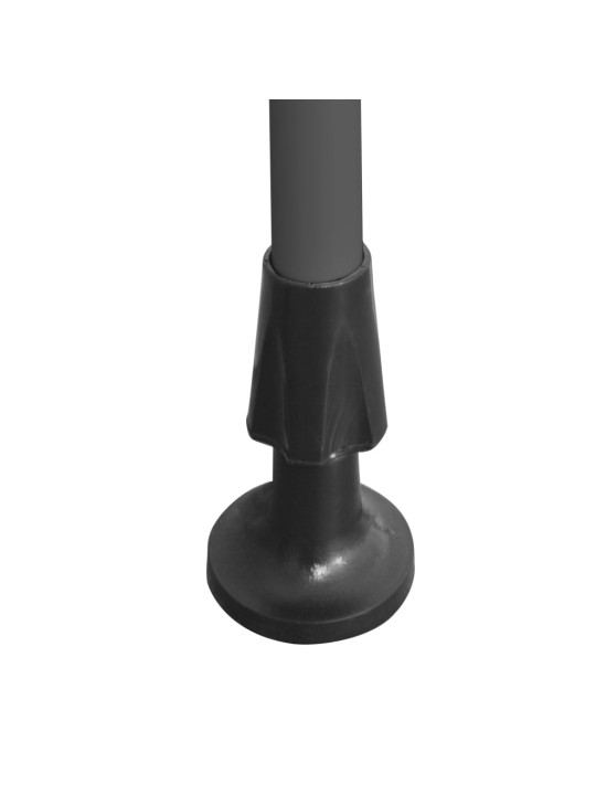 Rankinė ištraukiama markizė su LED, balta ir oranžinė, 100cm