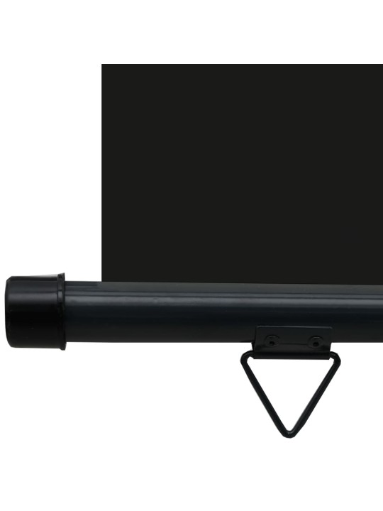 Šoninė balkono markizė, juoda, 100x250cm