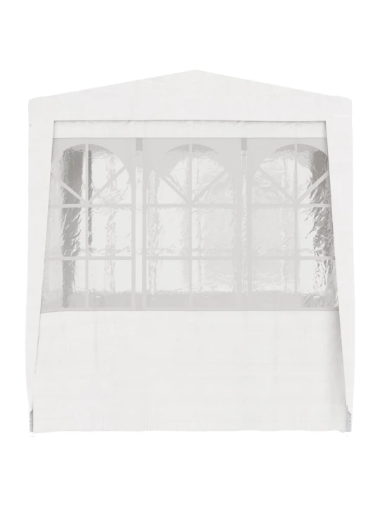 Proginė palapinė su šoninėmis sienomis, balta, 2x2m, 90g/m²
