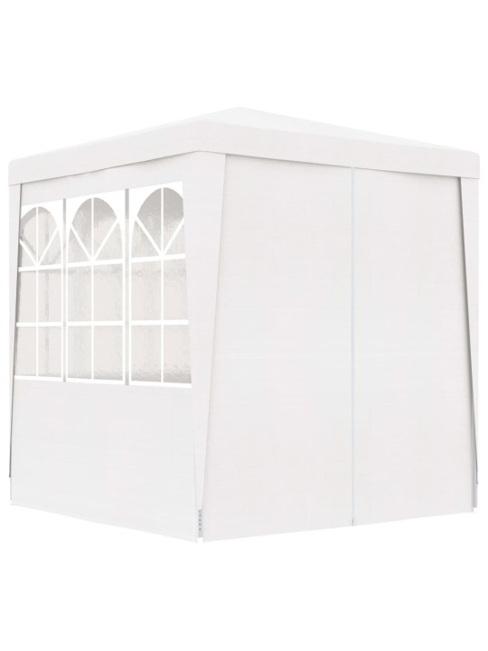 Proginė palapinė su šoninėmis sienomis, balta, 2x2m, 90g/m²
