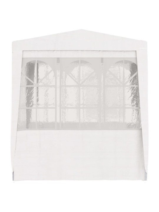 Proginė palapinė su šoninėmis sienomis, balta, 2,5x2,5m, 90g/m²
