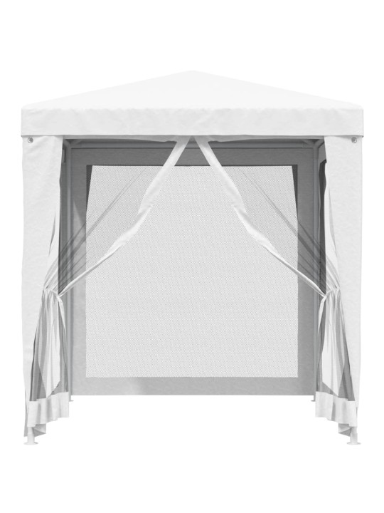 Proginė palapinė su 4 tinklinėmis sienomis, balta, 2x2m
