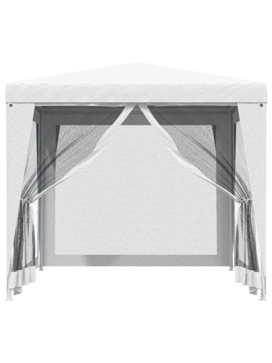 Proginė palapinė su 4 tinklinėmis sienomis, balta, 2,5x2,5m