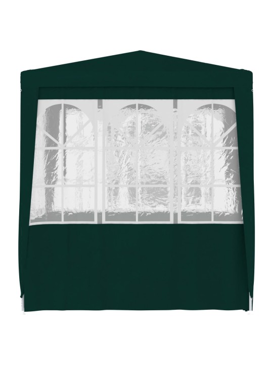 Proginė palapinė su šoninėmis sienomis, žalia, 2x2m, 90g/m²
