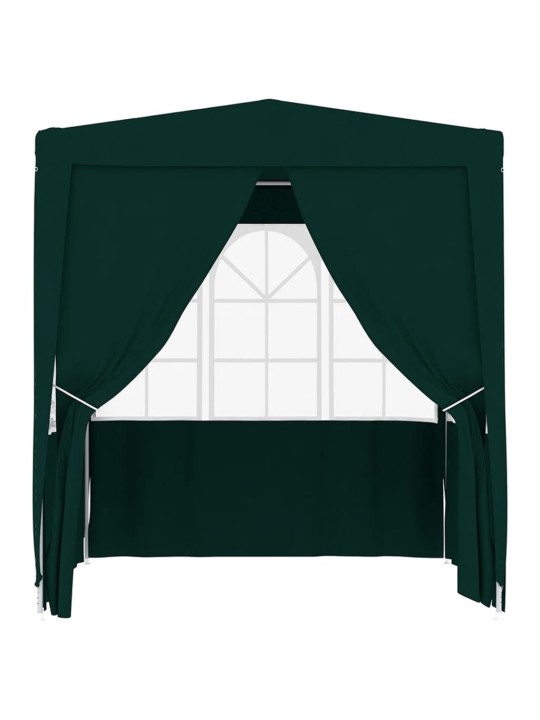 Proginė palapinė su sienomis, žalia, 2,5x2,5m, 90g/m²
