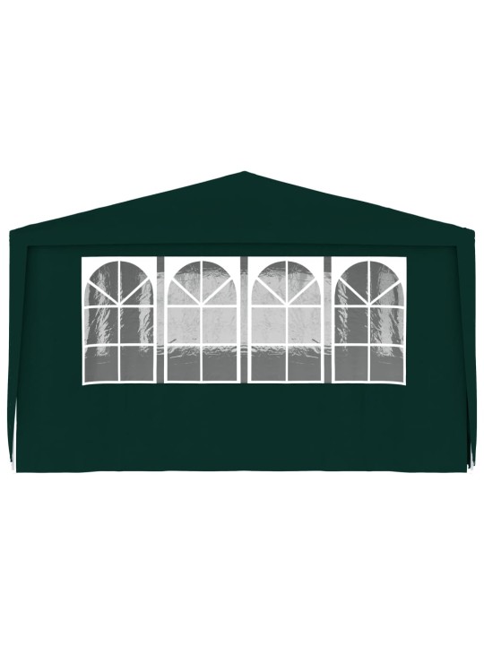 Proginė palapinė su šoninėmis sienomis, žalia, 4x6m, 90g/m²