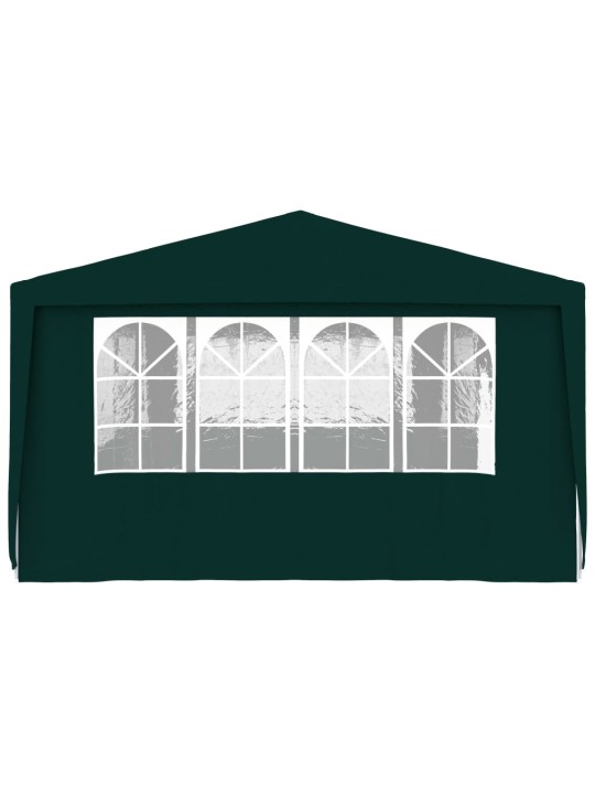 Proginė palapinė su šoninėmis sienomis, žalia, 4x9m, 90g/m²